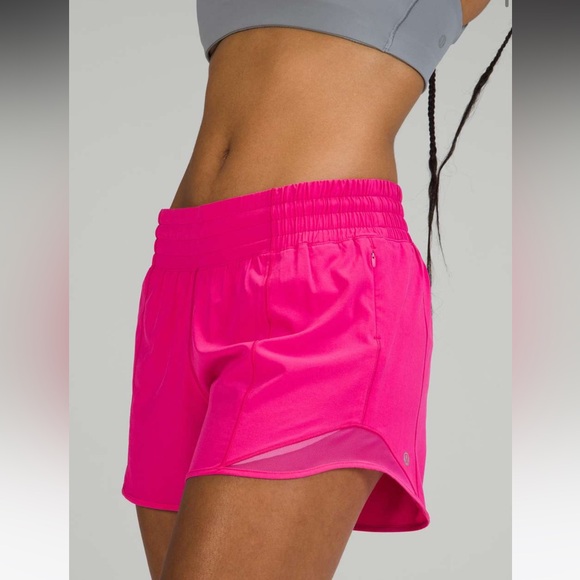 Lululemon Hotty Hot High-Rise Short 4" Sonic Pink size 6 - Picture 3 of 9